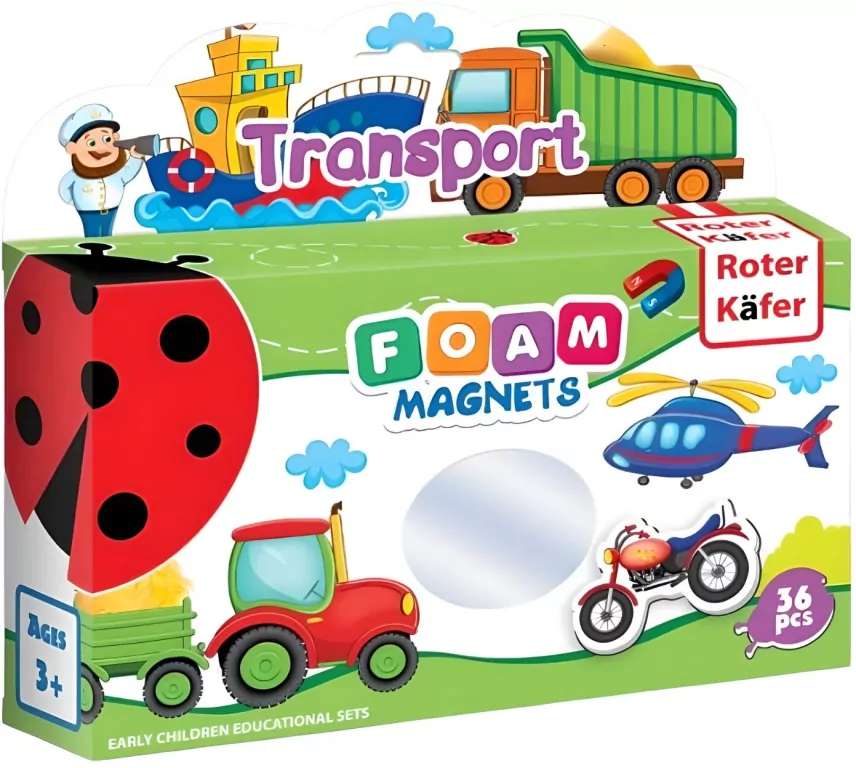 Foam Magnets: Transport (edycja międzynarodowa) - tantis.pl