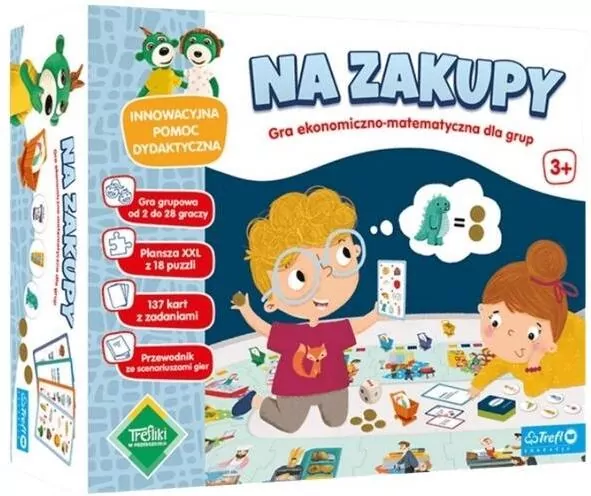 Na zakupy. Gra ekonomiczno-matematyczna TREFL - tantis.pl