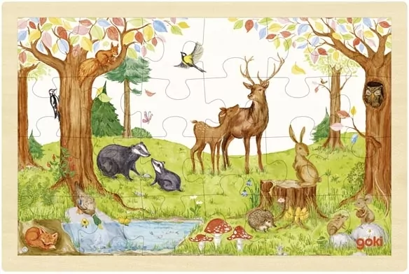 Puzzle Leśna Polana 24 elementy - tantis.pl