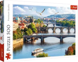 Trefl. Puzzle 500 Praga Czechy
