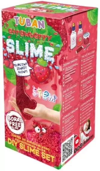 TUBAN. Zestaw Diy Super Slime Truskawka - tantis.pl