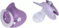 NUK. First Choice. Smoczek. 0-6 miesięcy. Fioletowy. 2 sztuki - tantis.pl