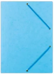 Teczka A4 z gumką jasnoniebieska