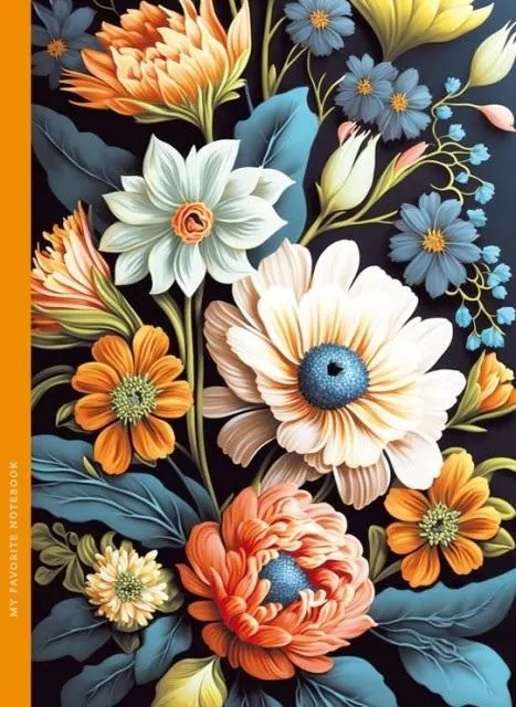 Notatnik ozdobny 143x200/48K kratka TW Flora FRESH - tantis.pl