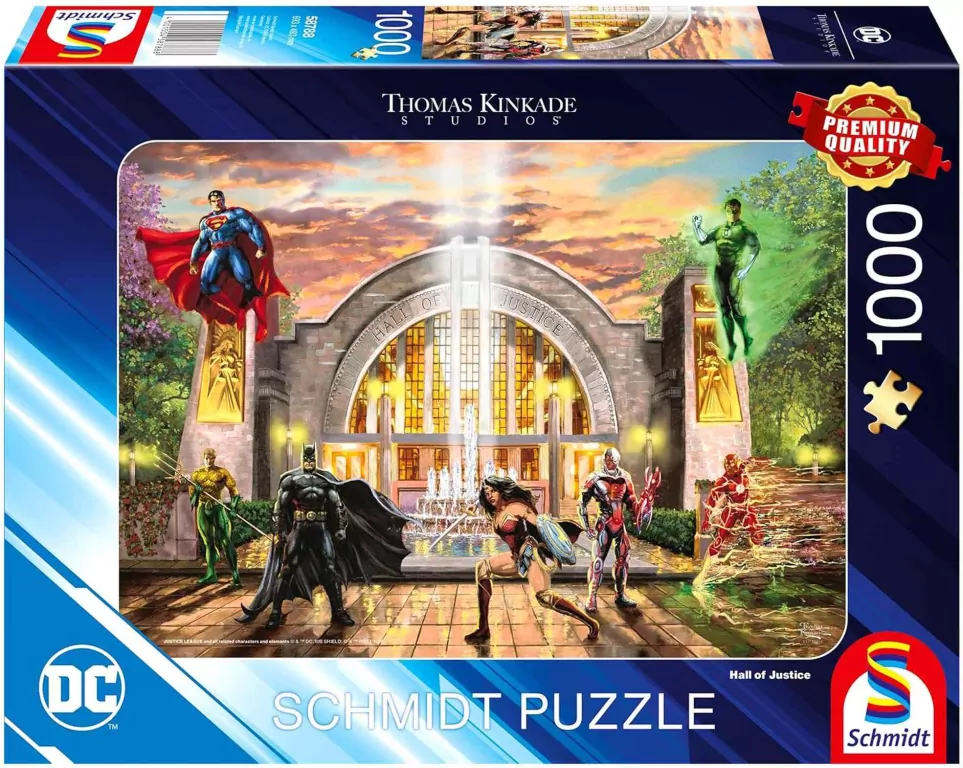Puzzle 1000 PQ T.Kinkade Sala Sprawiedliwości 113552 - tantis.pl