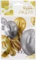 Balony mini Celebrate! złote 13cm - tantis.pl