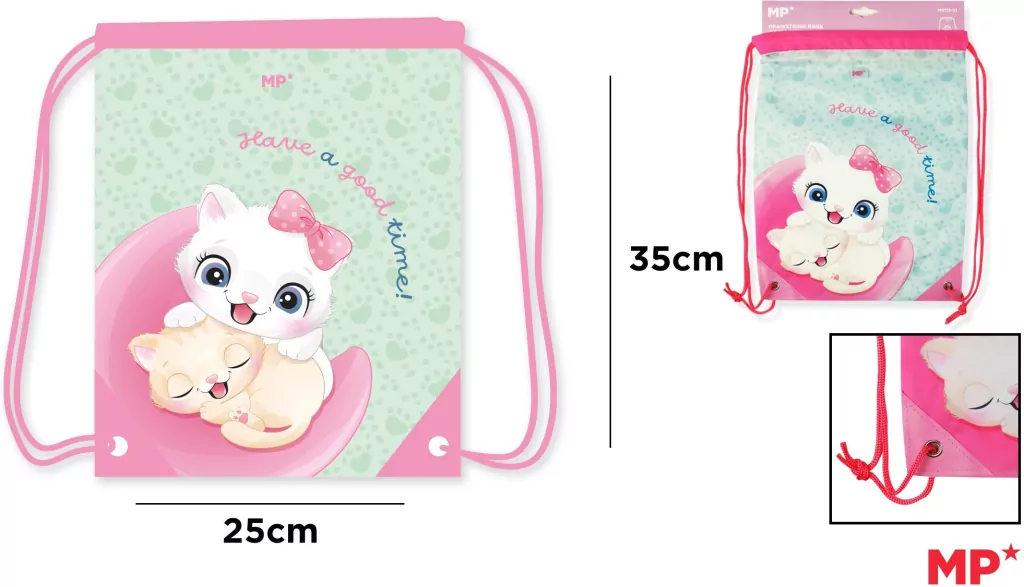 Workoplecak Kotek 25x35cm - tantis.pl