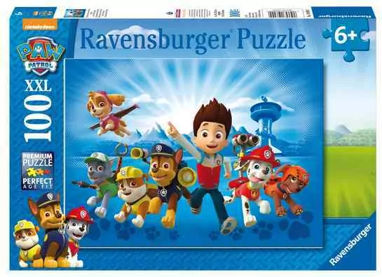 Ravensburger. Puzzle, XXL, Psi Patrol Na Ratunek, 100 elementów - tantis.pl