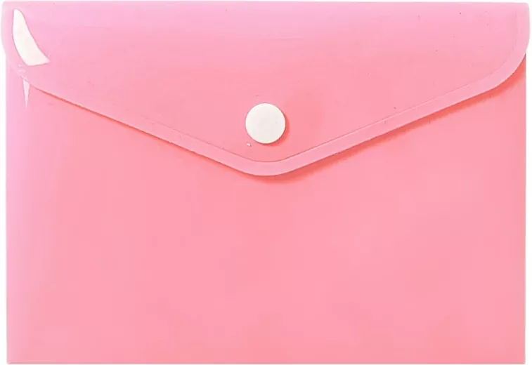 Teczka koperta A6 PP pastel różowa - tantis.pl