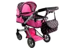 Wózek dla lalek Alice, spacerówka 2w1 - tantis.pl