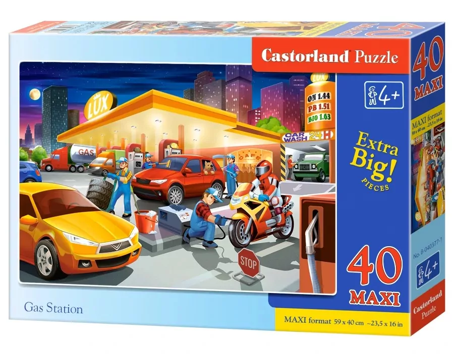 Puzzle 40 maxi. Gas Station - tantis.pl