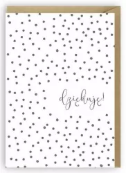 Kartka okolicznościowa, Dziękuję A6