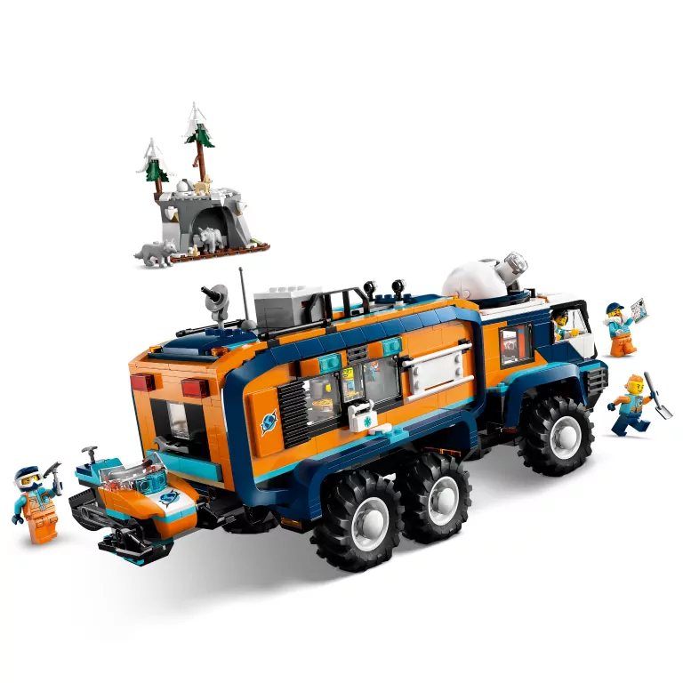 LEGO® City. Ciężarówka z laboratorium arktycznej odkrywczyni 60471 - tantis.pl