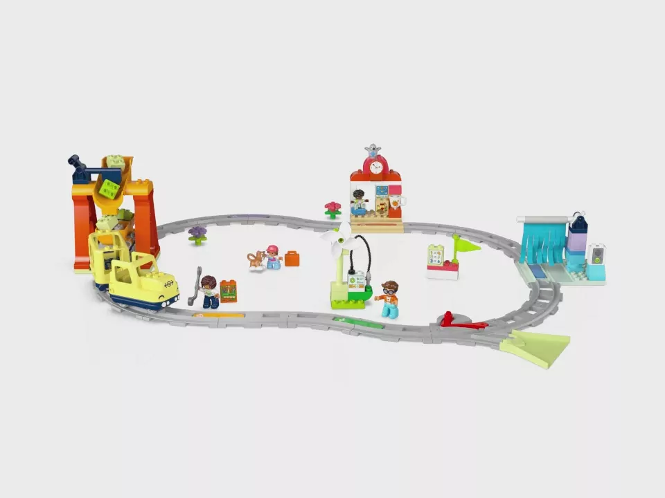 LEGO® Duplo. Duży interaktywny pociąg miejski 10428 - tantis.pl