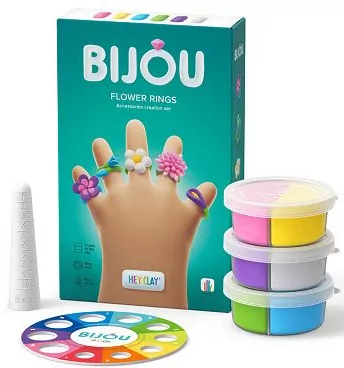 Hey Clay Bijou. Flower rings - tantis.pl