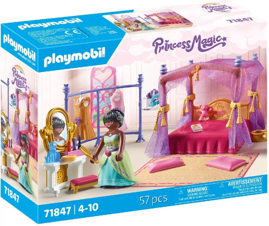 Playmobil Sypialnia księżniczek z garderobą 71847 - tantis.pl