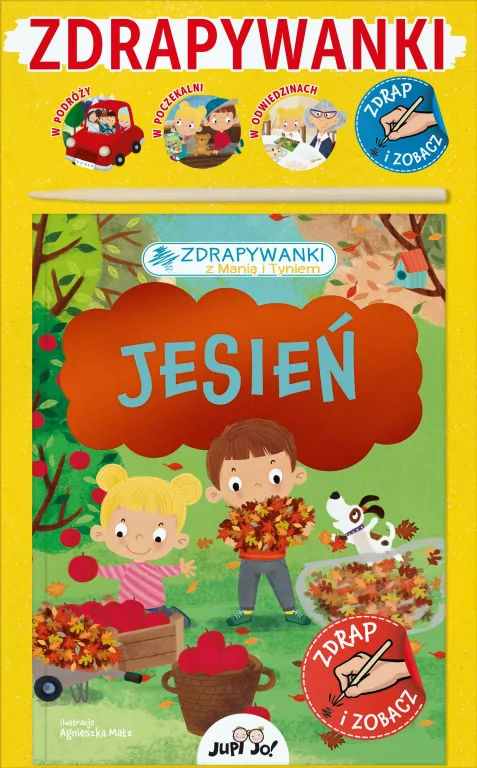 Zdrapywanki z Manią i Tyniem. Jesień - tantis.pl