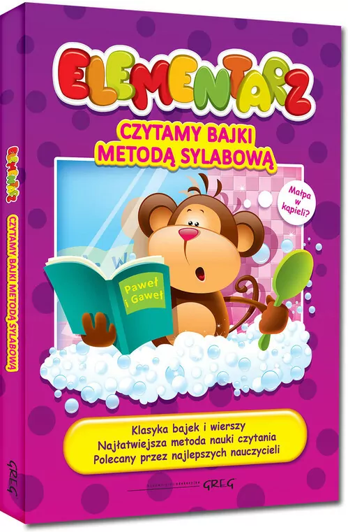 Czytamy bajki metodą sylabową. Elementarz - tantis.pl