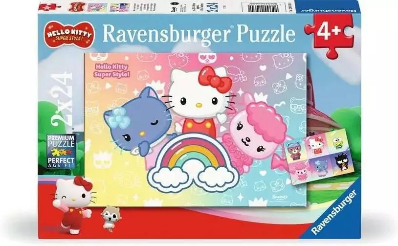 Puzzle 2x24 Hello Kitty - tantis.pl