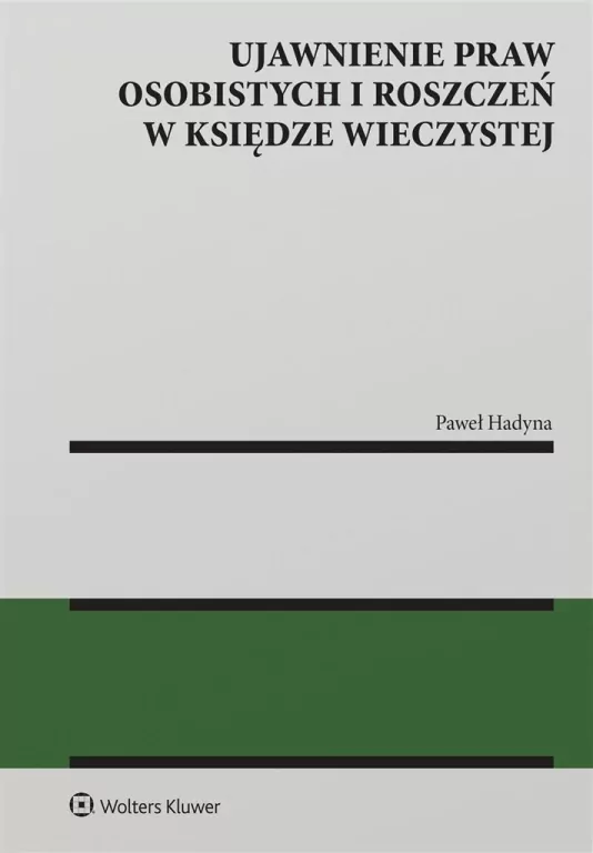 Ujawnienie praw osobistych i roszczeń w księdze.. - tantis.pl