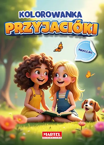 Kolorowanka Przyjaciółki z naklejkami - tantis.pl