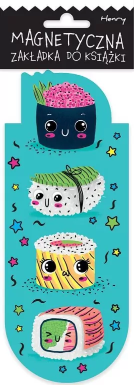 Zakładka magnetyczna owal Sushi - tantis.pl