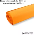 Bibuła kolorowa gładka pomarańczowa 50x70cm 30ark - tantis.pl