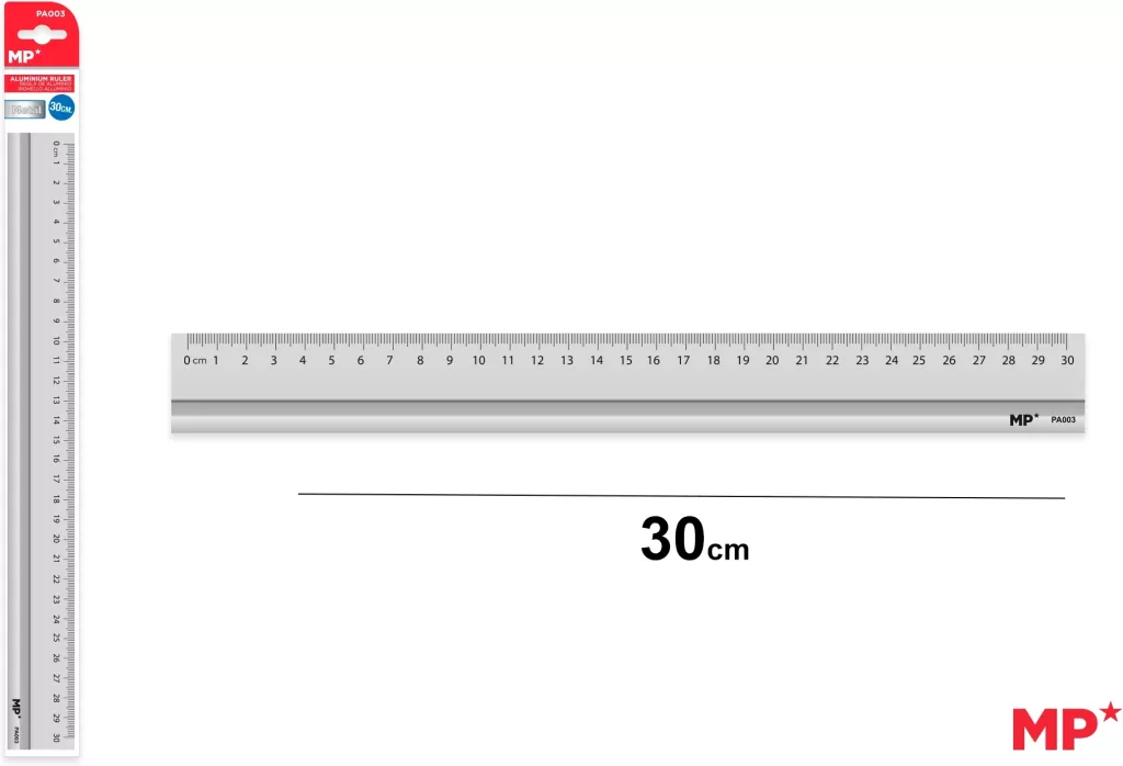 Linijka aluminiowa 30cm - tantis.pl