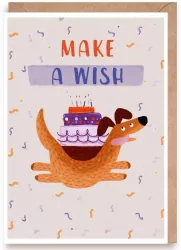 Kartka urodzinowa. Make a wish