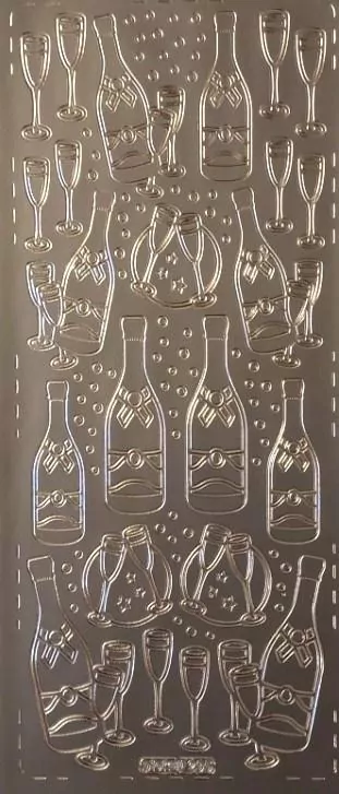 Stiker ażurowy srebrny - tantis.pl