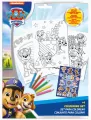 Zestaw do kolorowania z naklejkami Paw Patrol PW20005 - tantis.pl