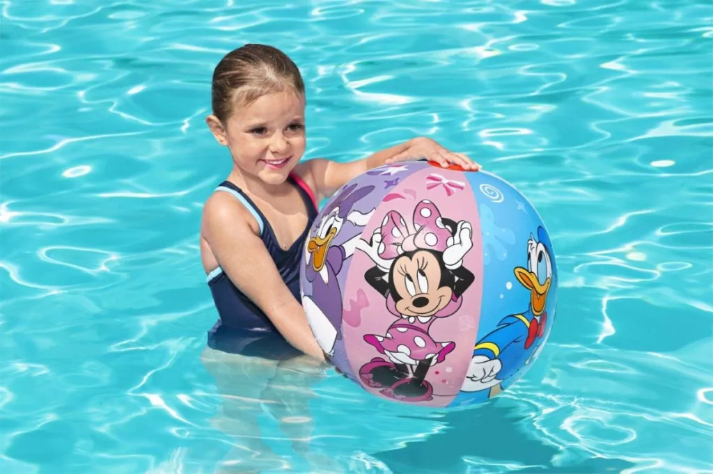 Dmuchana piłka plażowa 51cm. Myszka Mki - tantis.pl