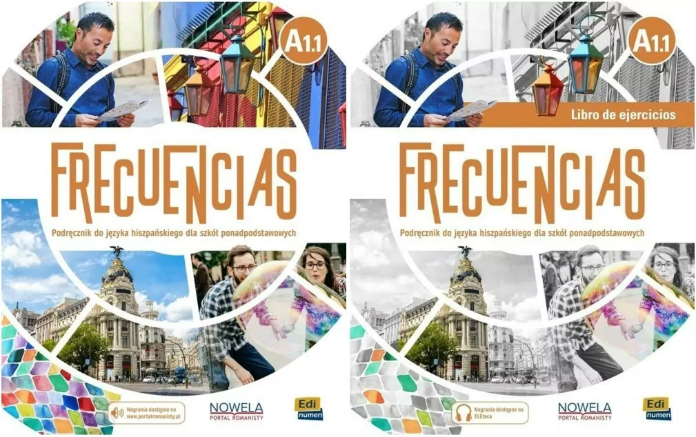 Frecuencias A 1.1.  Pakiet: Podręcznik / Ćwiczenia do języka hiszpańskiego - tantis.pl