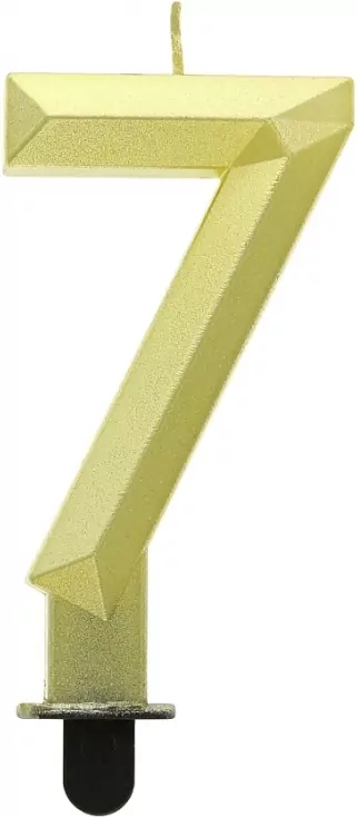 Świeczka Cyfra 7 Diament 7.6cm - tantis.pl