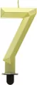 Świeczka Cyfra 7 Diament 7.6cm - tantis.pl