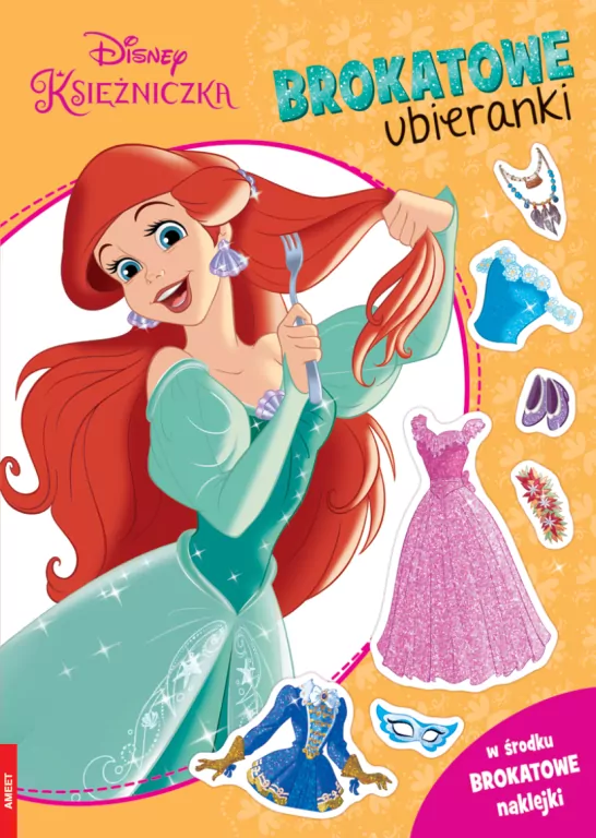 Brokatowe ubieranki. Disney Księżniczka - tantis.pl