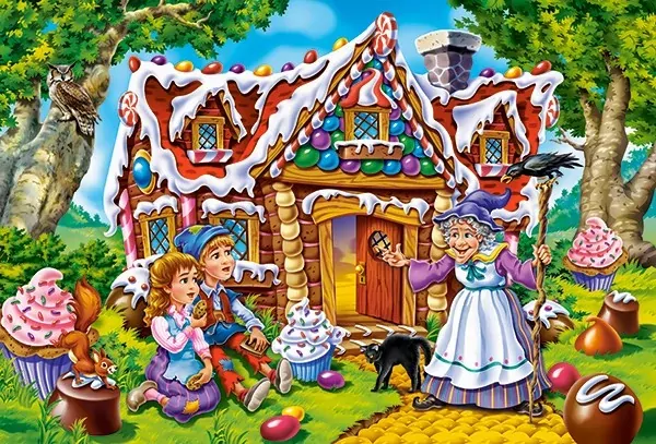 Puzzle 40 maxi. Hansel and Gretel. - tantis.pl