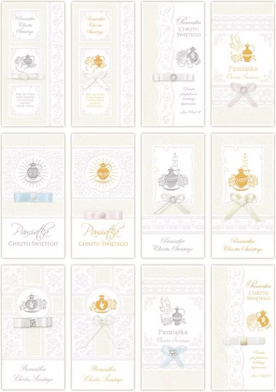 Karnet: Pamiątka chrztu świętego - tantis.pl