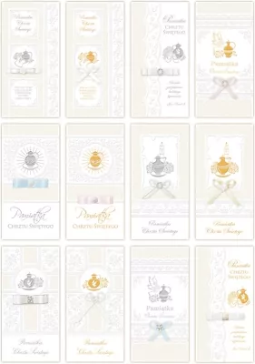 Karnet: Pamiątka chrztu świętego