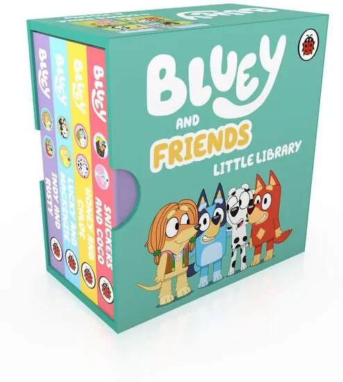 Pakirt Bluey Bluey and Friends Little Library wer. angielska - tantis.pl
