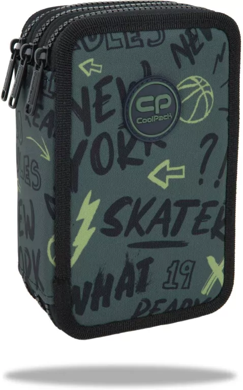 Piórnik 3-komorowy z wyposażeniem Coolpack Jumper 3 Tiger - tantis.pl