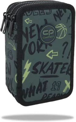 Piórnik 3-komorowy z wyposażeniem Coolpack Jumper 3 Tiger