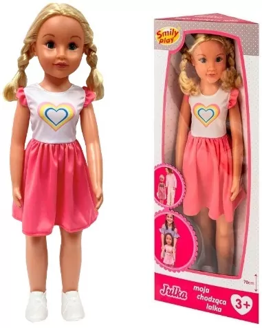 Lalka chodząca 70cm Julka SP83932 - tantis.pl