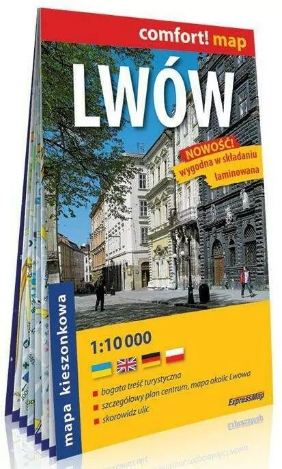 Lwów 1:10 000. Comfort! map - tantis.pl