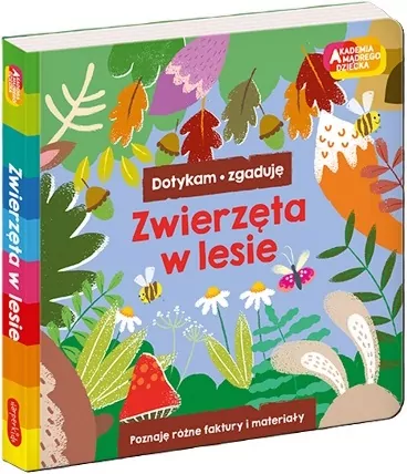 Zwierzęta w lesie. Dotykam, zgaduję. Akademia Mądrego Dziecka - tantis.pl