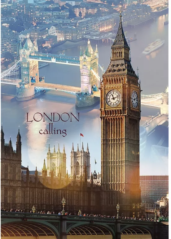 Puzzle 1000. Londyn o świcie. 10395 - tantis.pl
