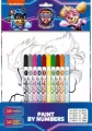 Zestaw do malowania po numerkach Psi Patrol 20 elementów - tantis.pl