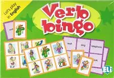 Gra językowa. Angielski Verb bingo. Opr. karton - tantis.pl