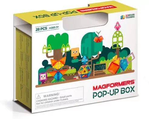 Magformers Pop-Up Box set 28el - tantis.pl