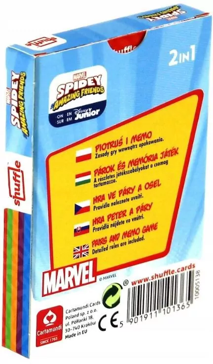 Czarny Piotruś + Memo. Marvel Spidey - tantis.pl